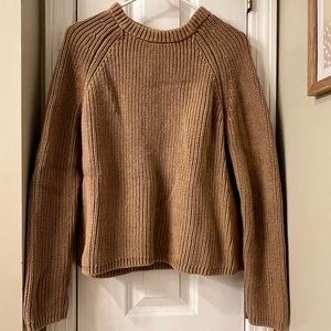 Quince brown knit sweater